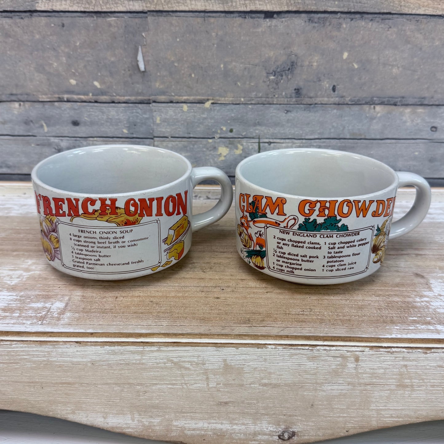 Soup Recipe Ceramic Mug Selection