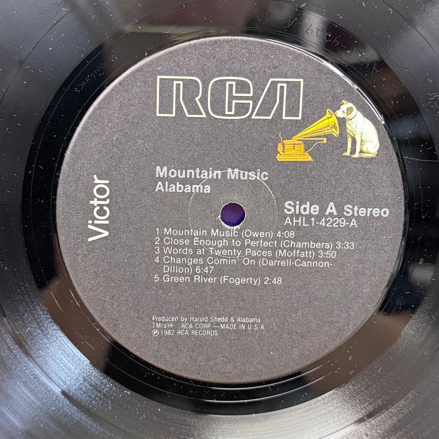 Alabama Mountain Music Vinyl Record LP 1982 #AHL1-4229