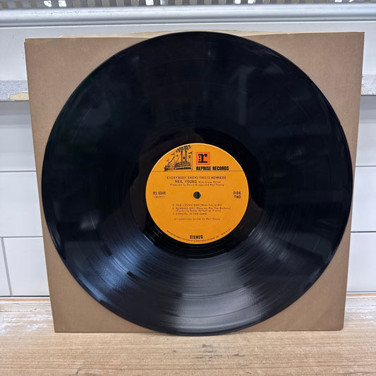 Neil Young Everybody Knows This Is Nowhere Vinyl Record 1969