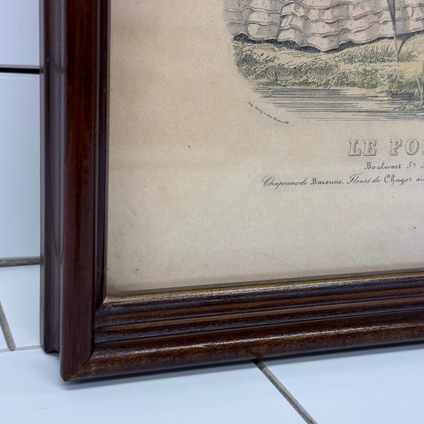 Le Follet & Le Moniteur de La Mode Framed Prints Set of 2
