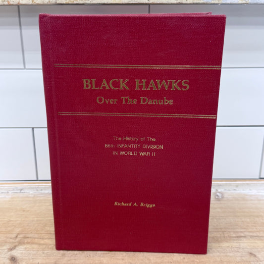Black Hawks Over the Danube Richard A Briggs WWII 1954 Signed