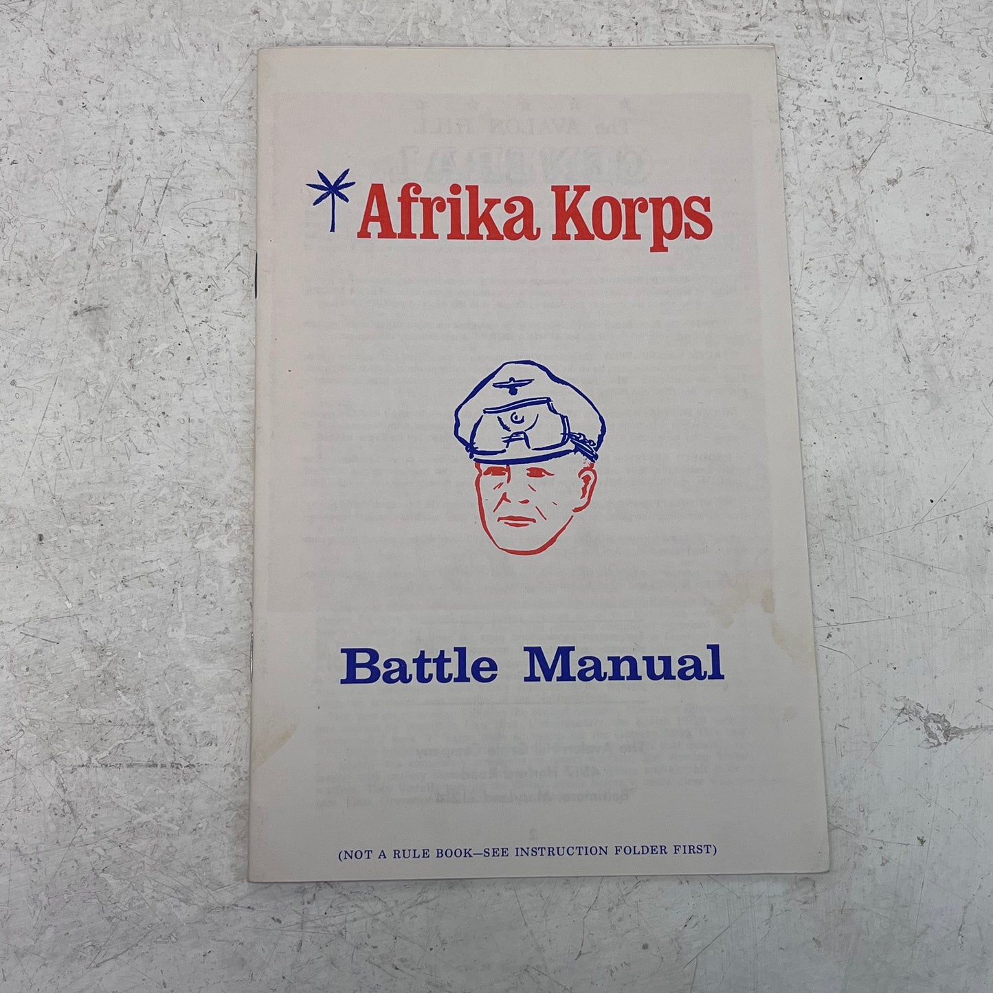Avalon Hill Afrika Korps Strategy Board Game, 1964