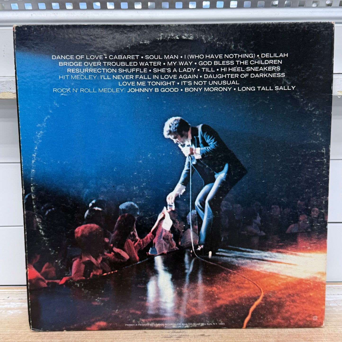 Tom Jones Live at Caesar's Palace Double Vinyl Record LP 1971 #2XPAS 71049