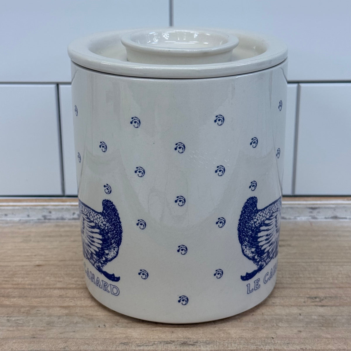 Taylor & Ng Le Canard Duck Ceramic Canister 1984