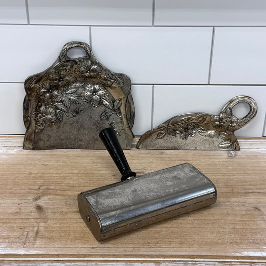 Wilmot Crumb Sweeper & Silent Butlers Silver Plate Lot of 3