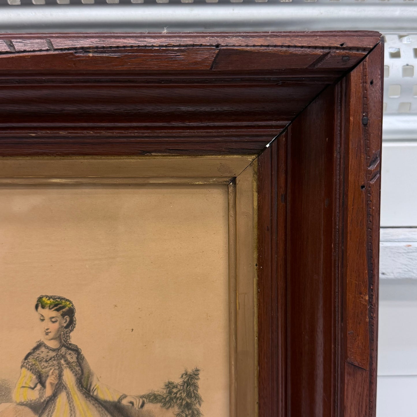 French Fashion Plate Gilquin Fils Paris 1850s Engraving