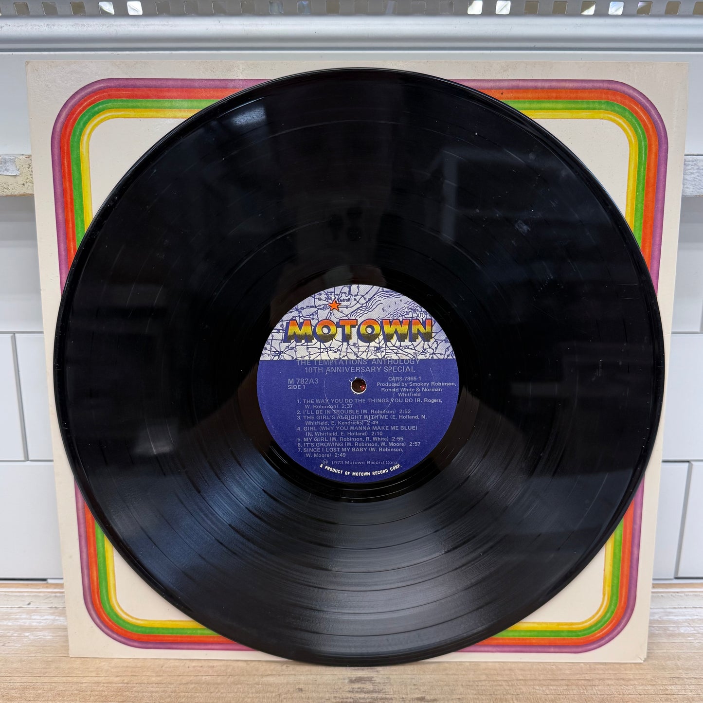 The Temptations Anthology Triple Vinyl LP 1973 #M782A3