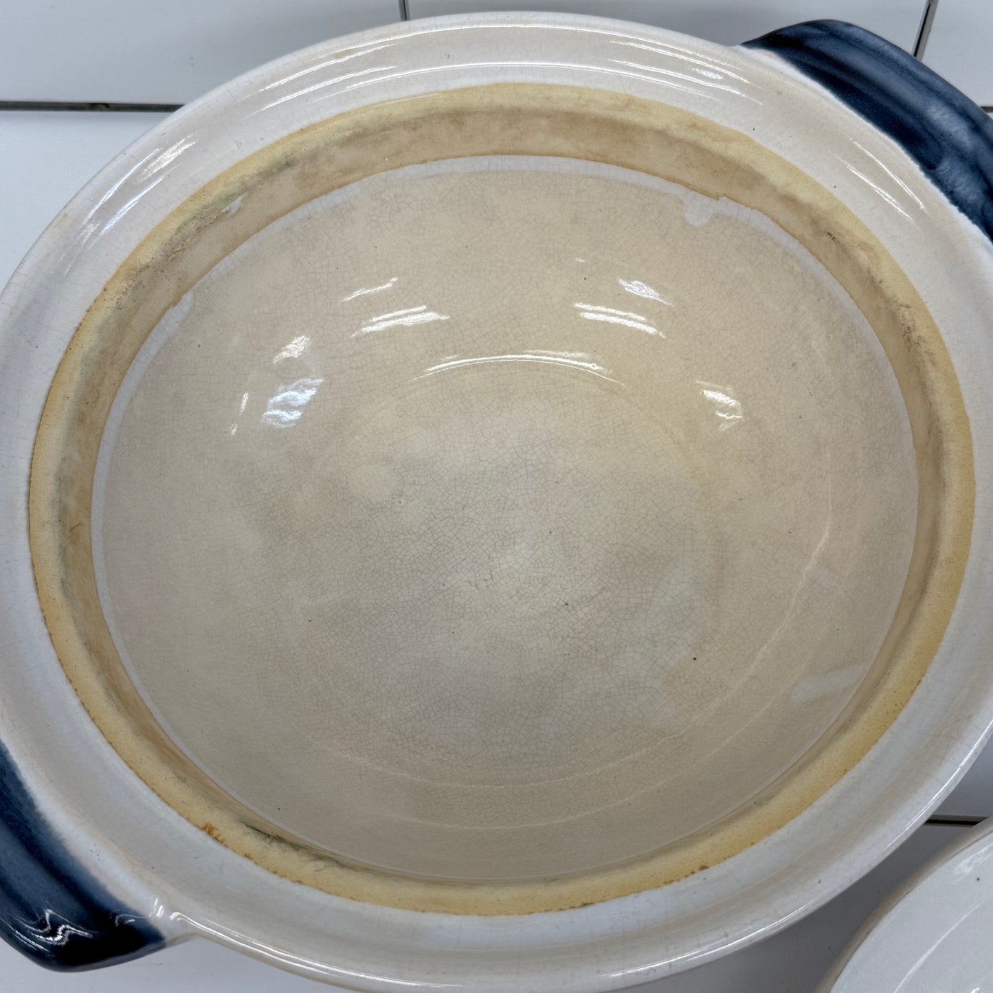 Japanese Karako Donabe Cooking Pot & Rice Bowls Set Transferware