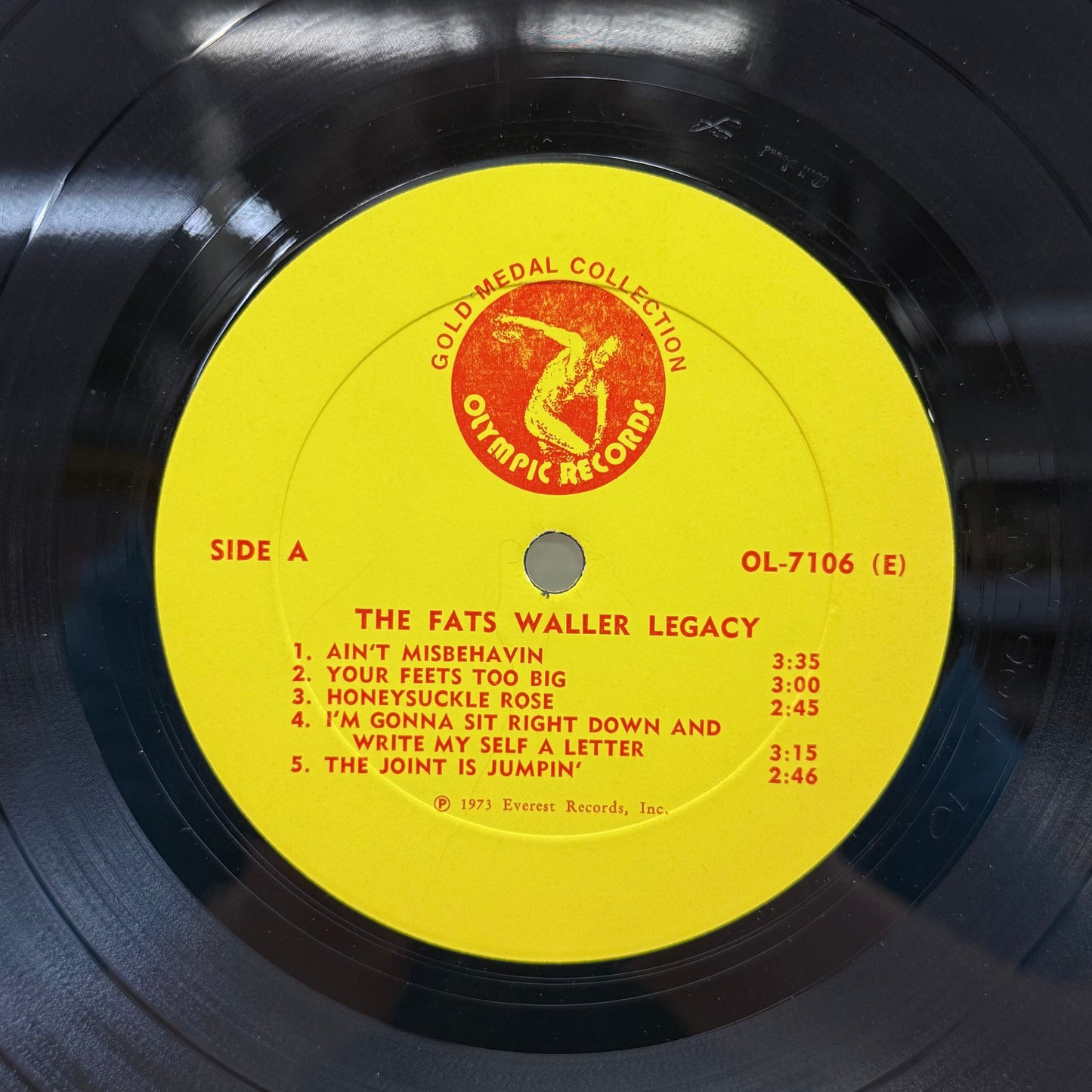 The Fats Waller Legacy Gold Medal Collection Vinyl Record LP 1973