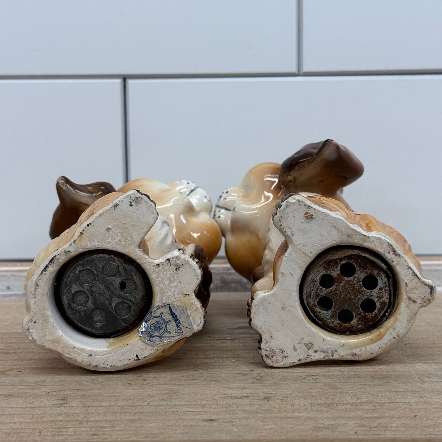 Commodore Cocker Spaniel Salt & Pepper Shakers Japan Set 2