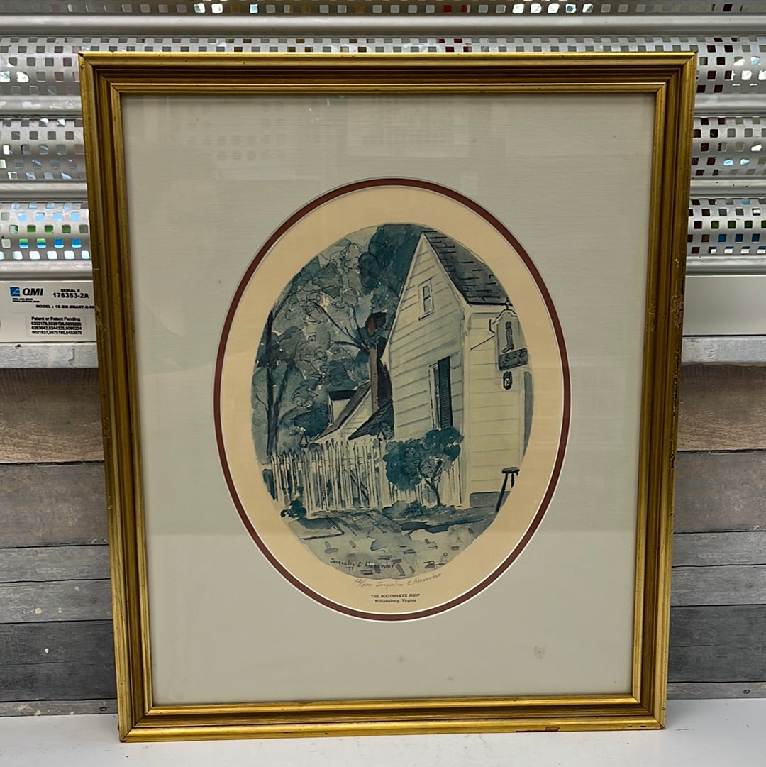 Jacquelin Alexander Framed Print Selection Signed, 1977-1978