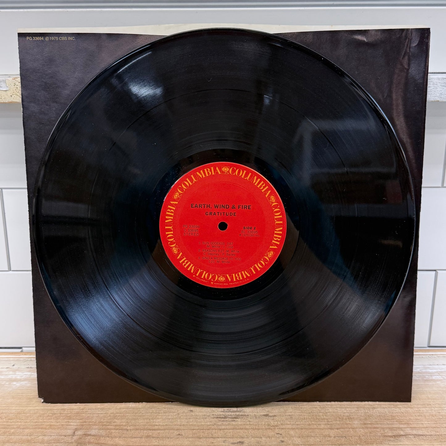 Earth Wind & Fire Gratitude Double LP 1975 #PG33694