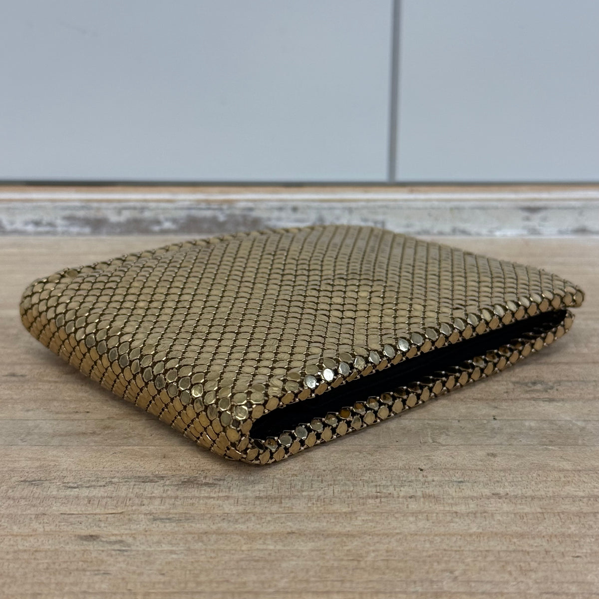 Whiting & Davis Gold Mesh Wallet 1960s