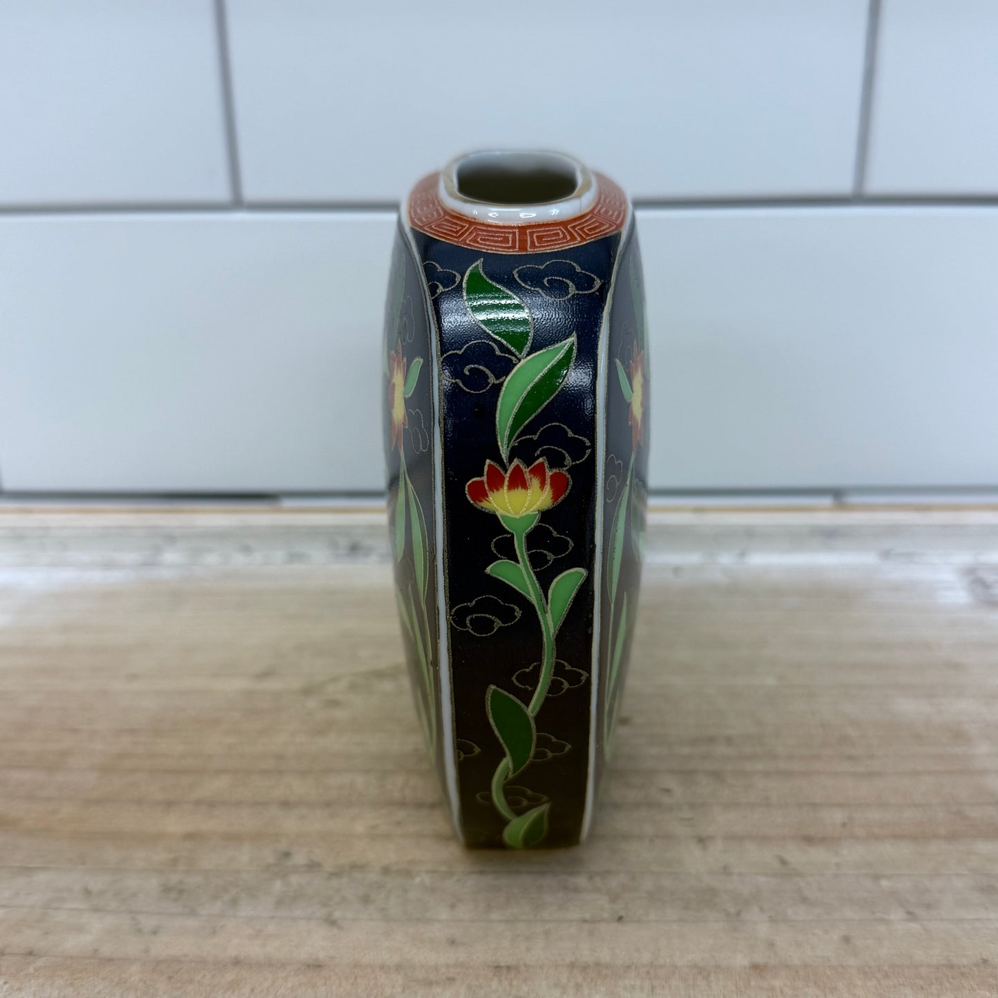 Takahashi Kashmir Dish & Vase, Ceramic