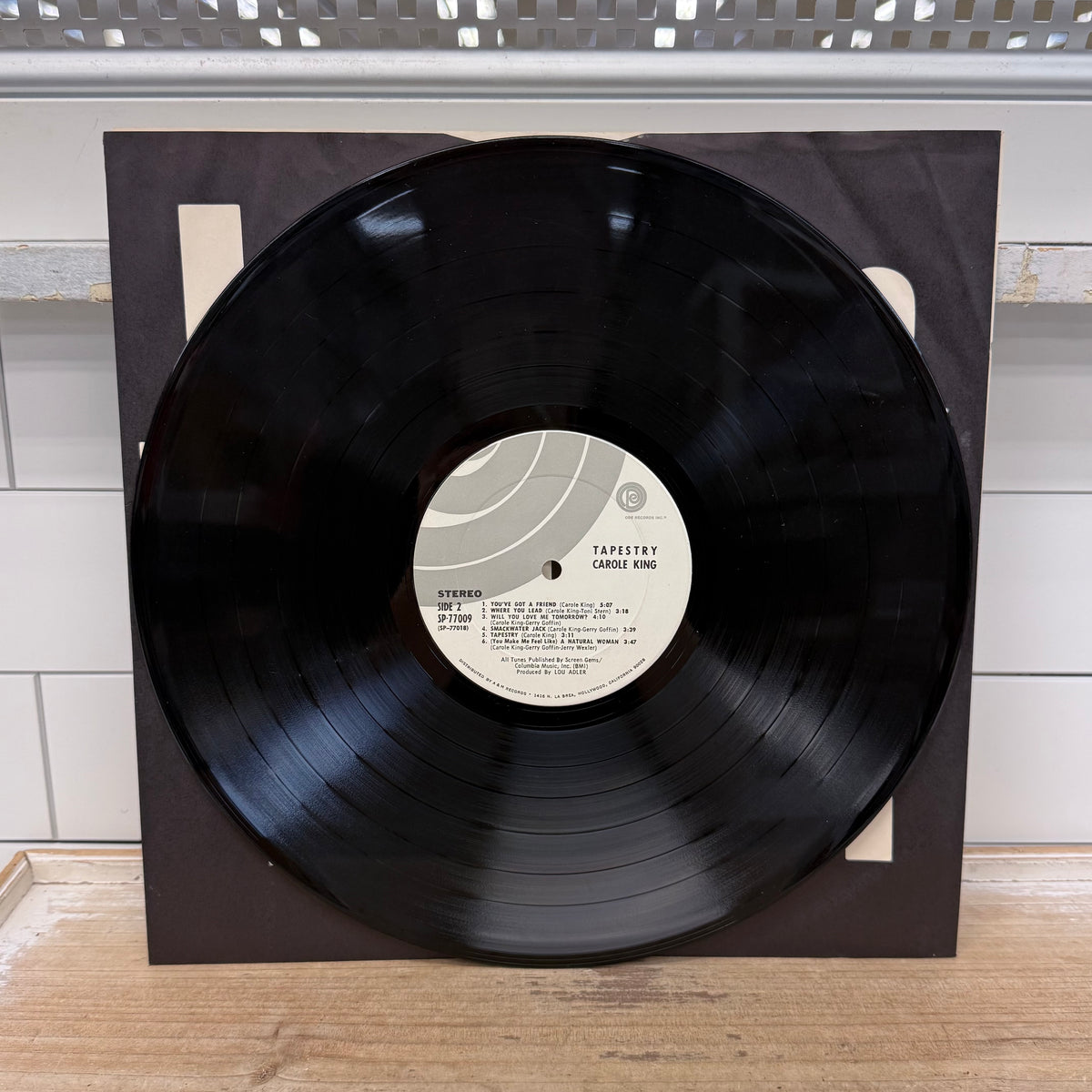 Carole King Tapestry Vinyl Record, 1971 - SP-77009