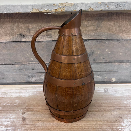 Eugene Leroux Barrel Wine Jug, 1970s