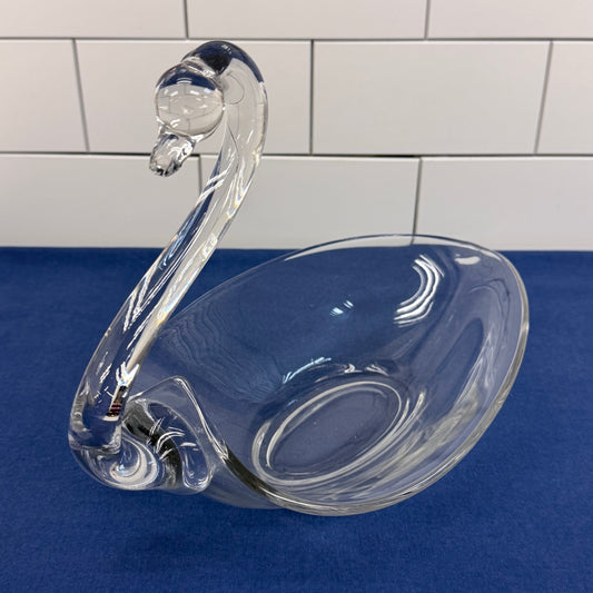 Duncan & Miller Swan Glass Dish
