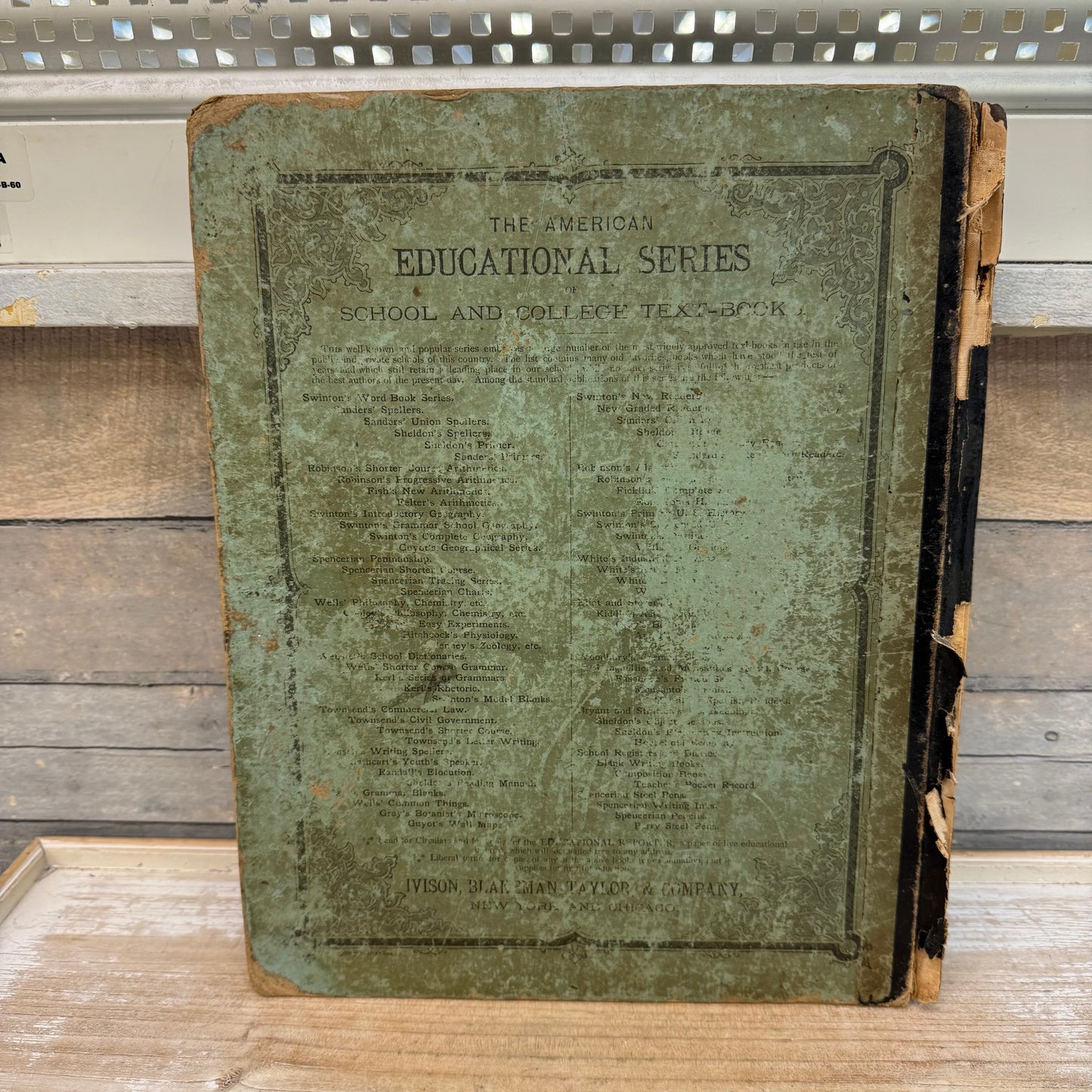 Arnold Guyot Physical Geography Hardback, 1873