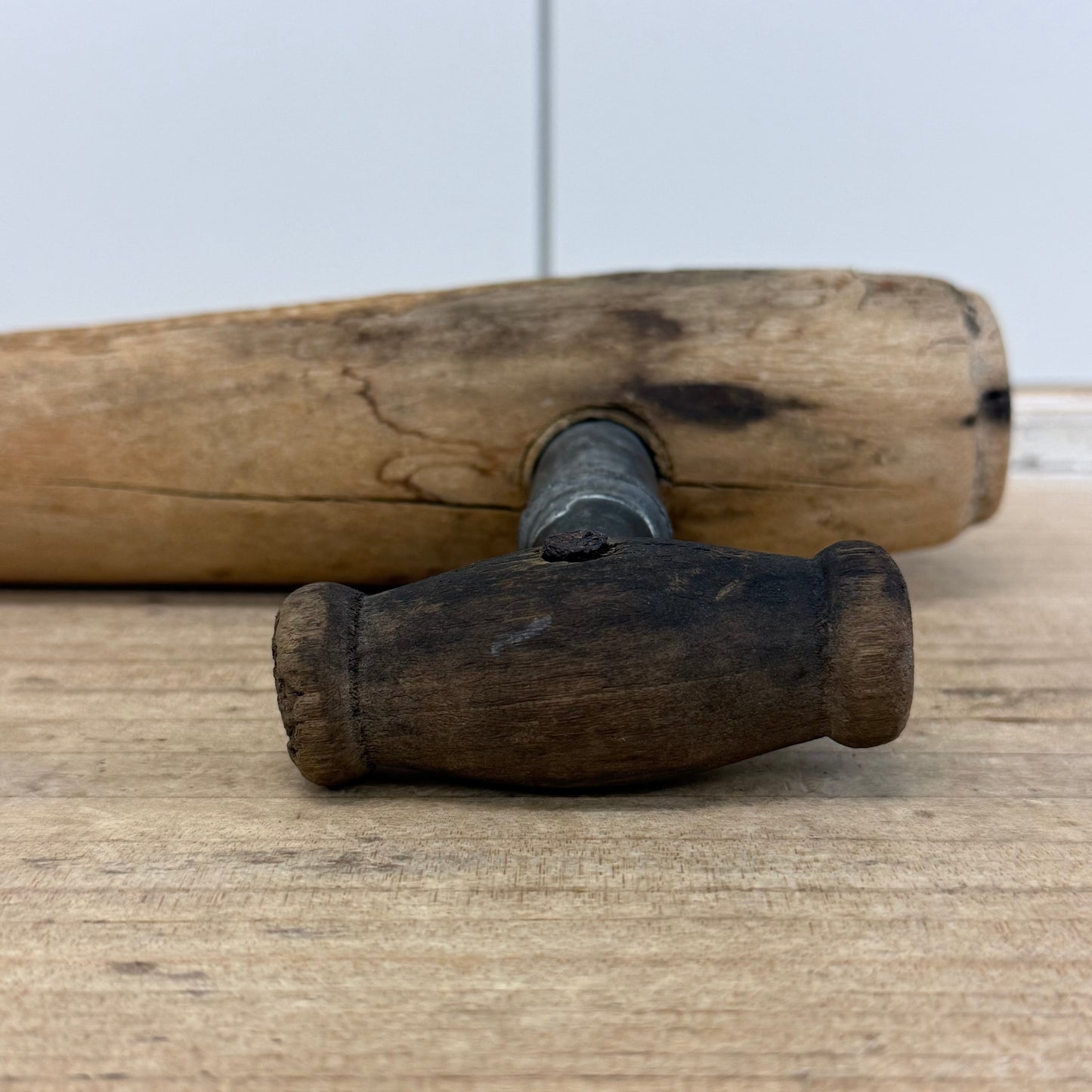 Antique Wooden Barrel Cask Dispensing Tap Primitive Cooperage Tool