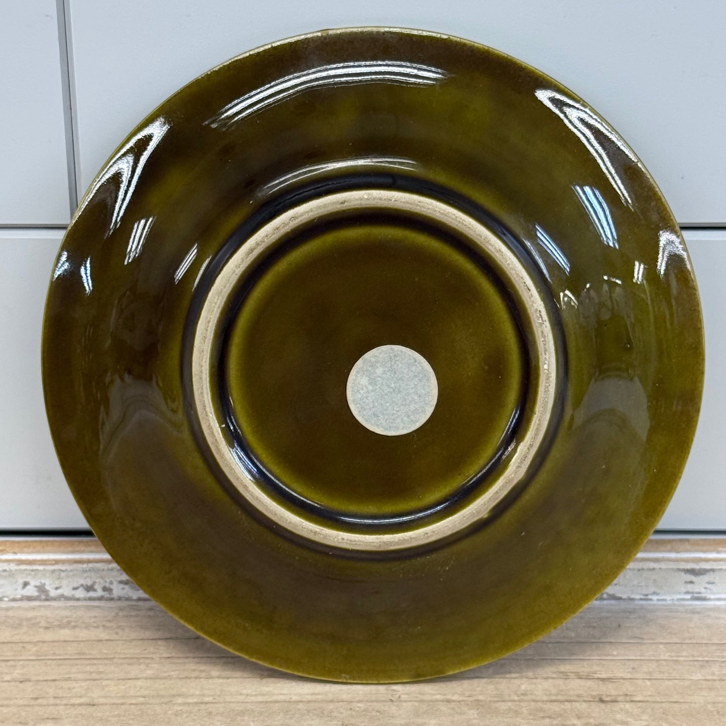 Majolica Style Grape Pitcher & Underplate Ceramic 1960s–1970s