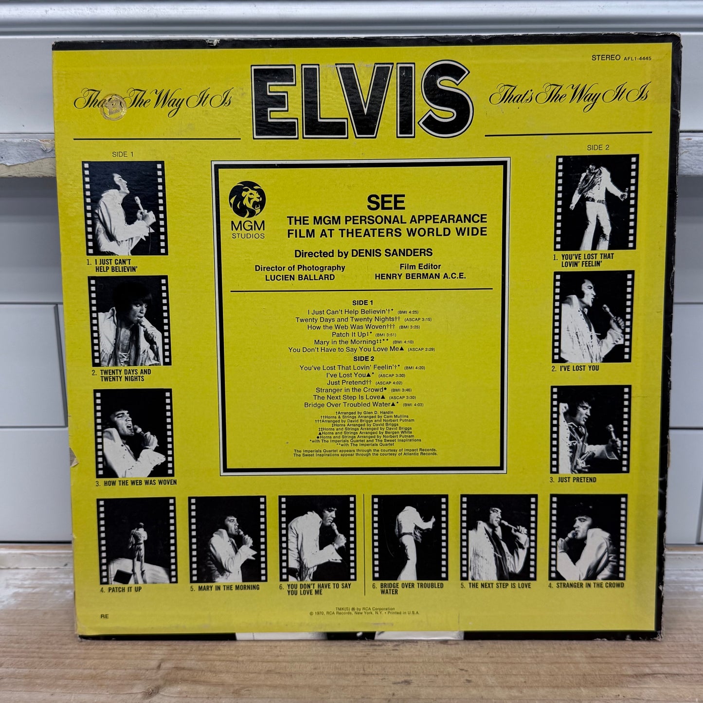 Elvis Presley That’s The Way It Is Vinyl Record LP 1970