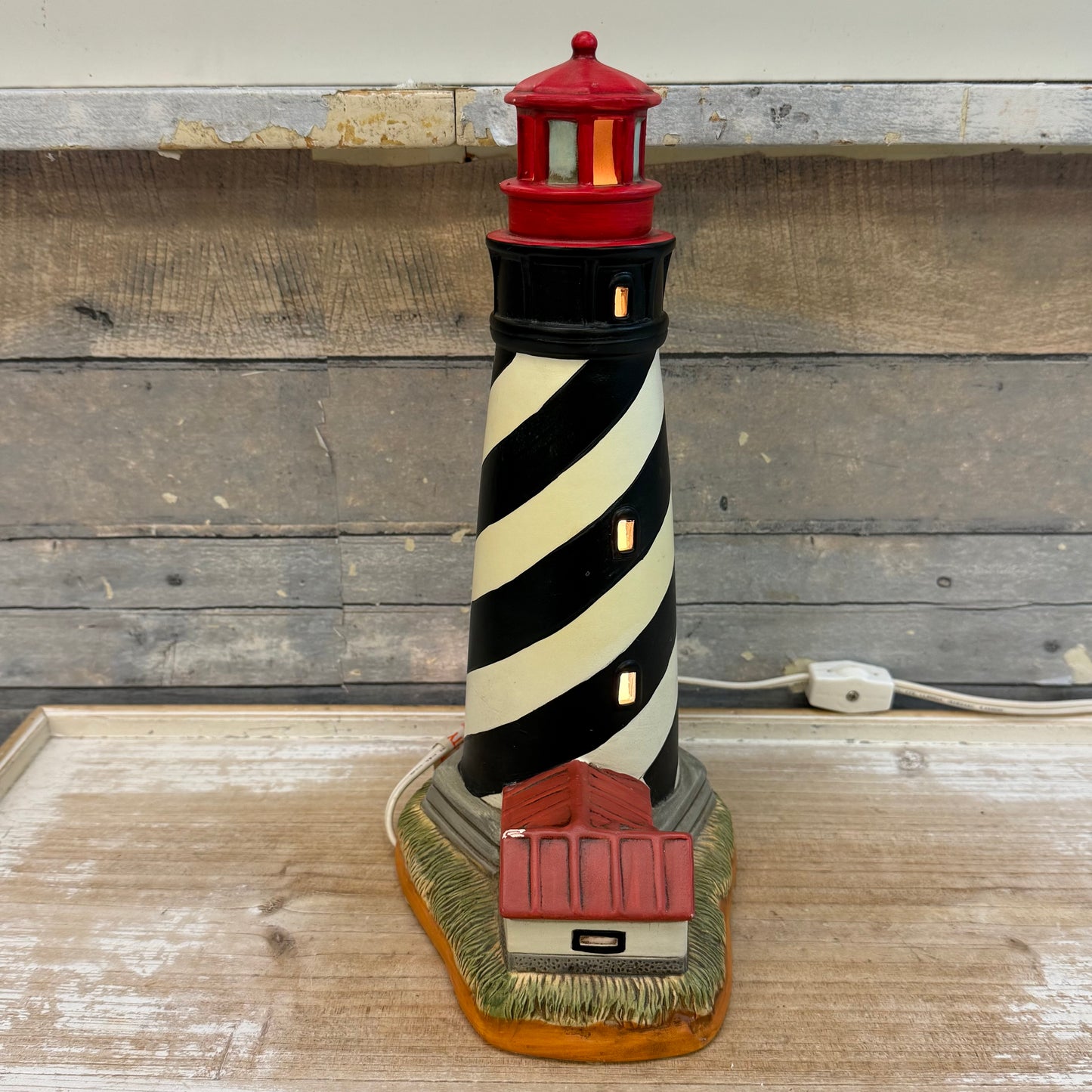 Geo Z. Lefton St. Augustine Lighthouse Lamp Figurine, 1999