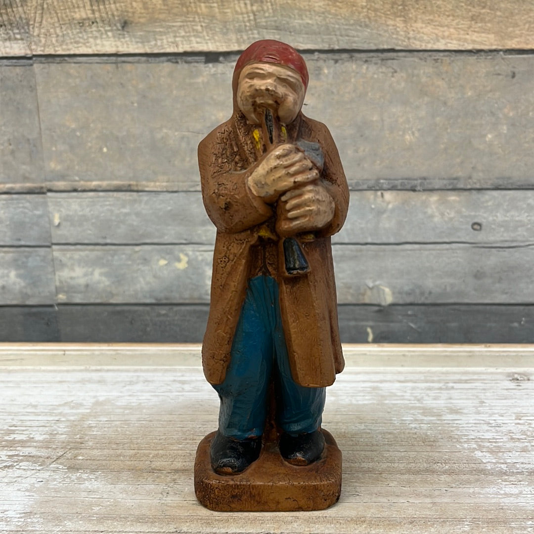 Vintage Syroco Wooden Hobo Musician Figurine - Set of 4, 1944