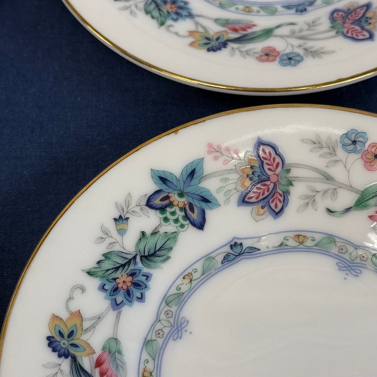 Andrea by Sadek Garden of India Demitasse Cups Saucers Set 4