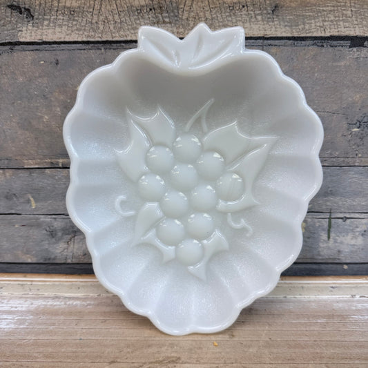 Embossed Grape Shaped Glass Dish Selection