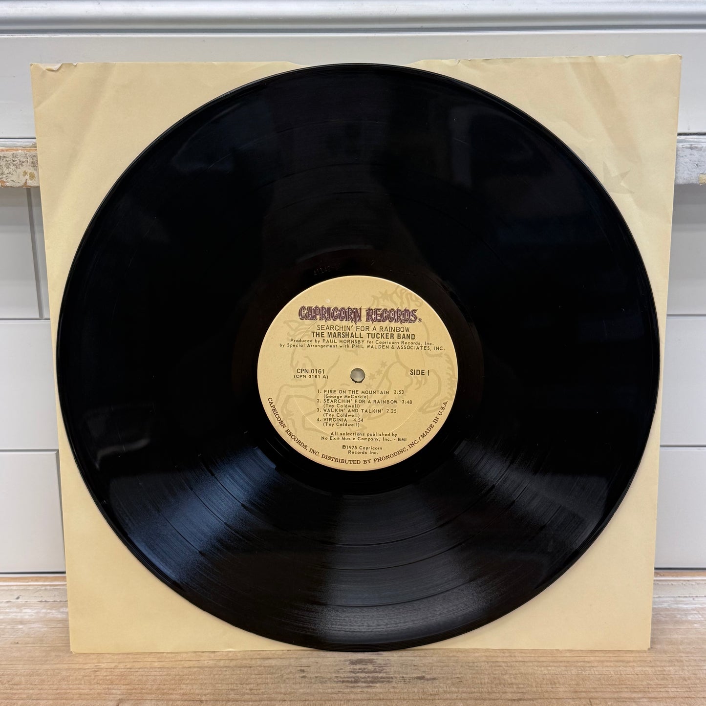 The Marshall Tucker Band Searchin' for a Rainbow Vinyl Record 1975 CPN-0161