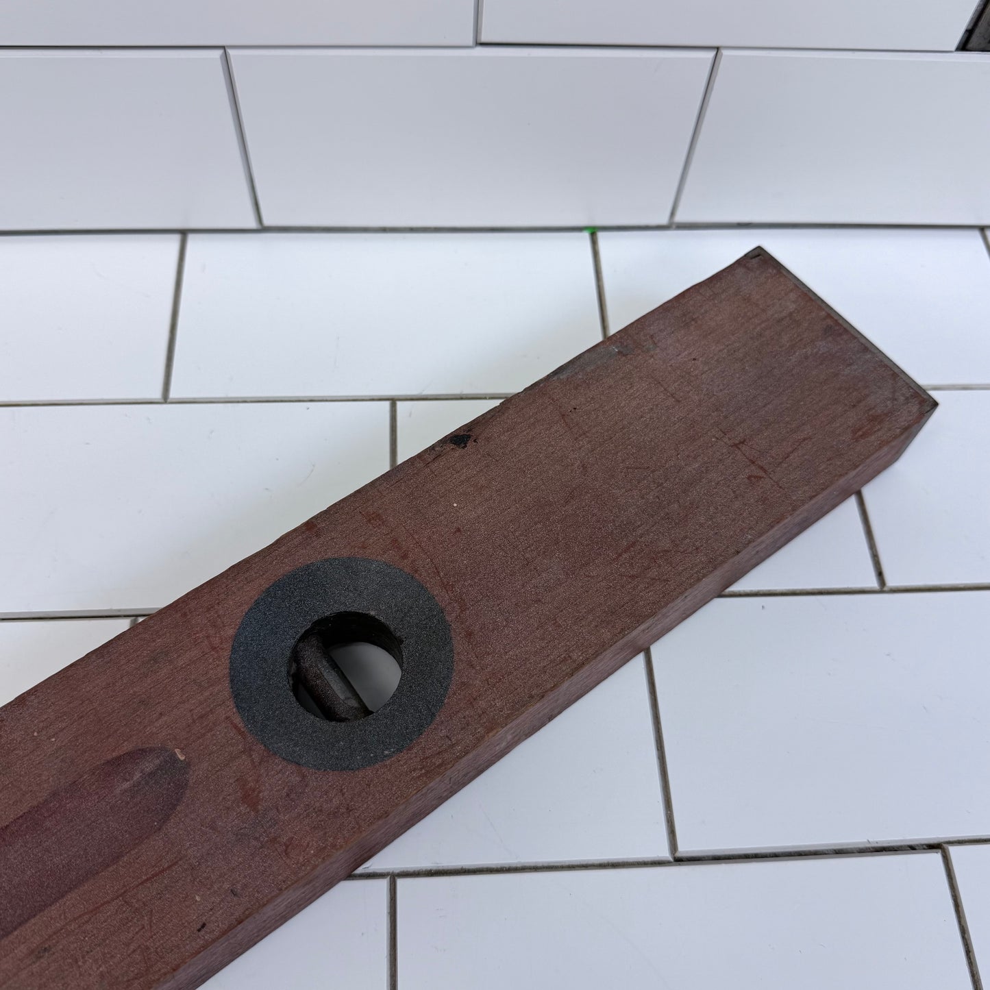 Stanley No. 3 Adjustable Cherry Wood Brass Level 30” 1920s-1930s