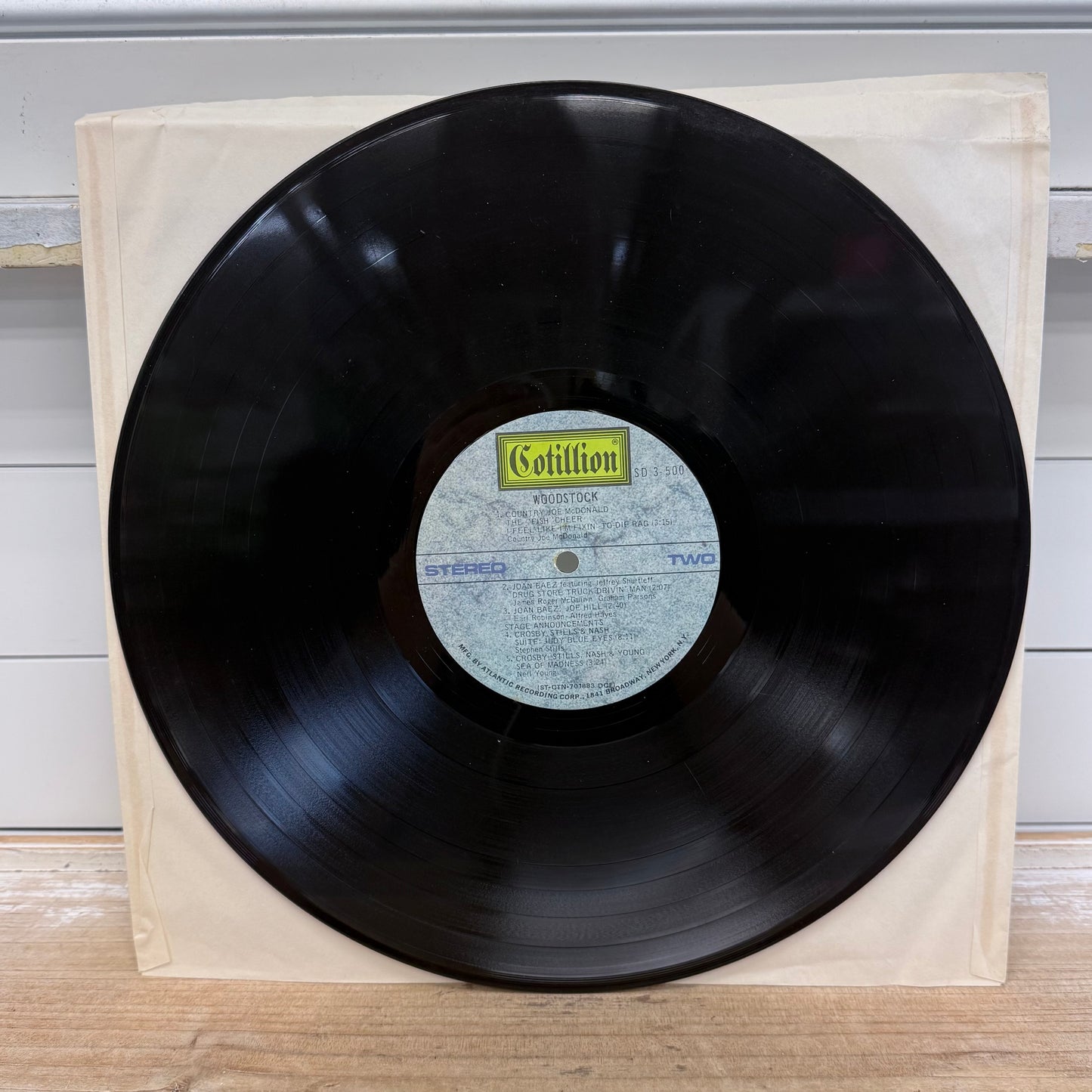 Woodstock Original Soundtrack Triple Vinyl Record Set 1970