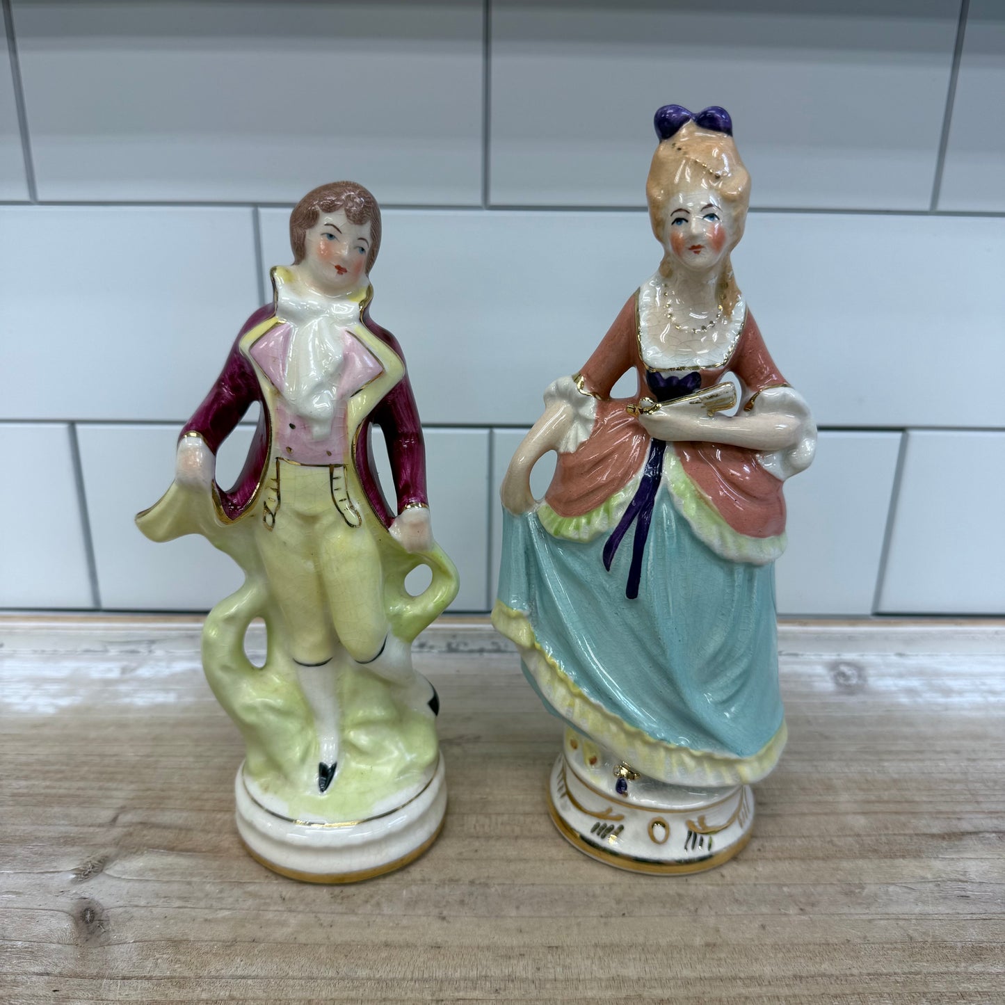 Coventry Courting Couple Figurines, Porcelain Set of 2