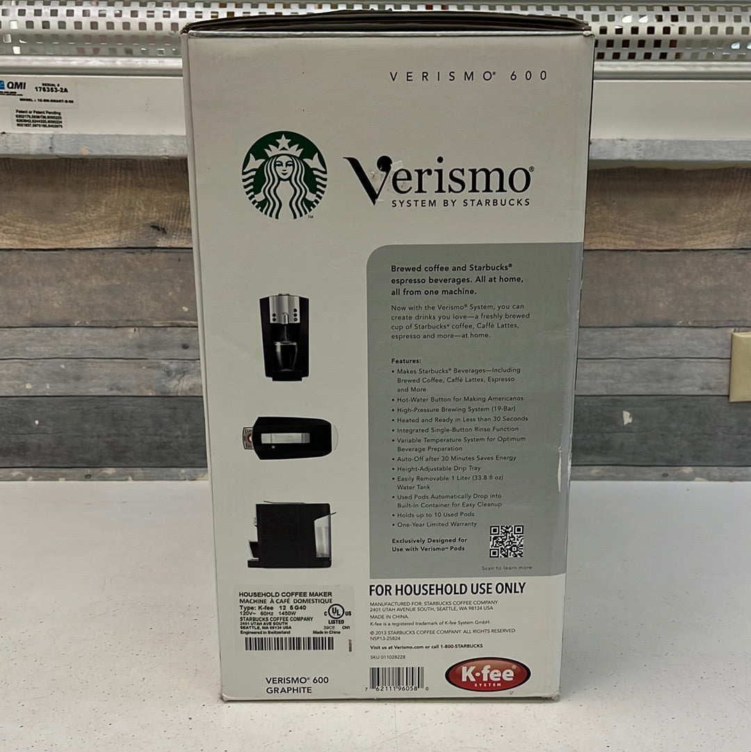 Starbucks Verismo 600 K-fee Single-Serve Coffee Maker , #125G40