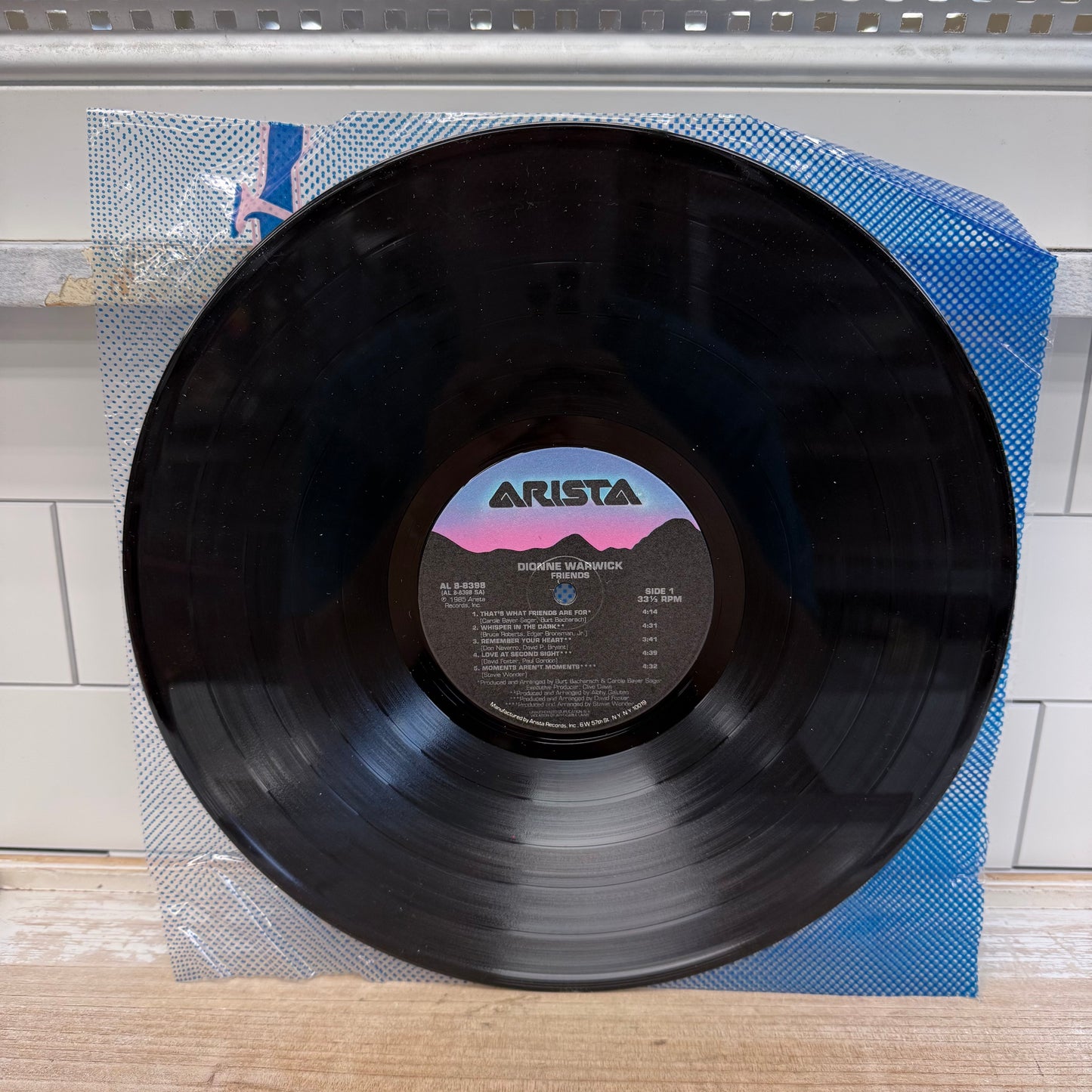 Dionne Warwick Friends Vinyl Record, 1985