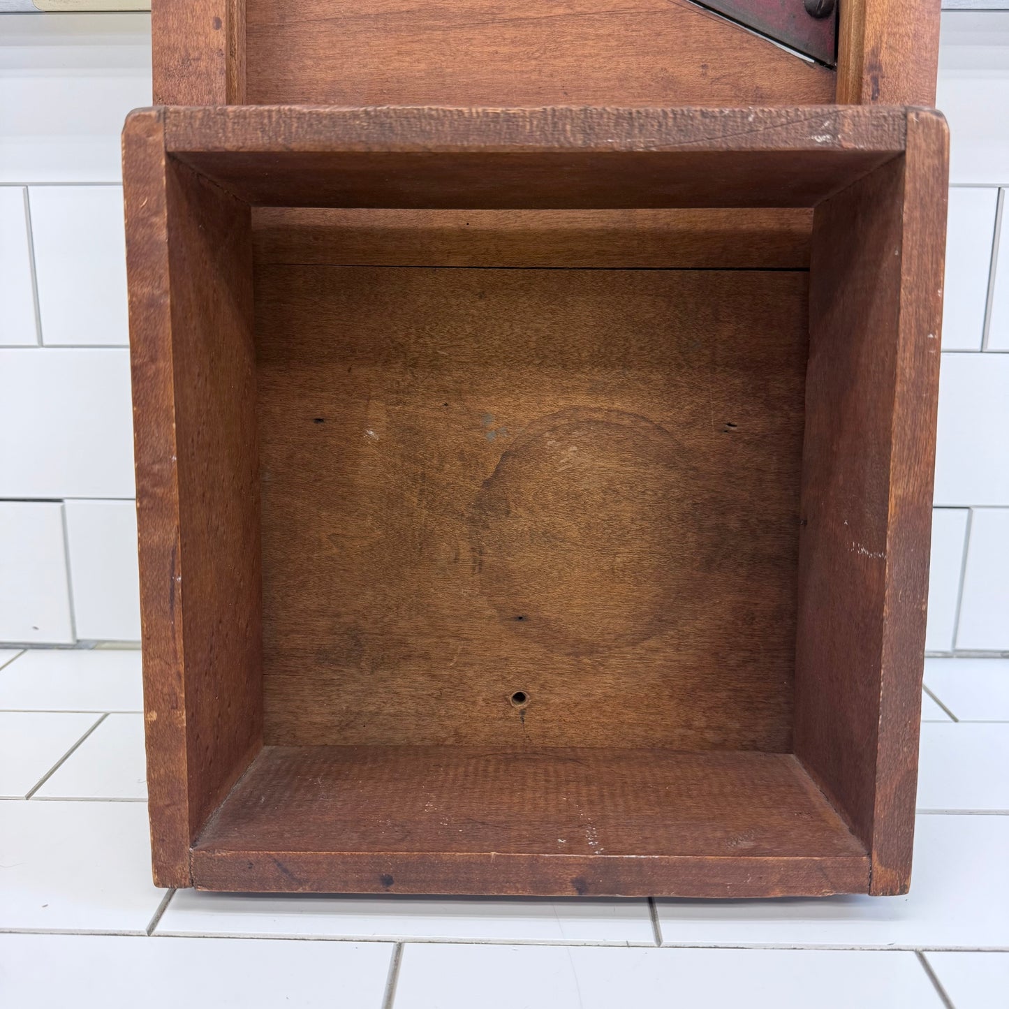 Antique Kraut Cutter Cabbage Slicer with Collection Box