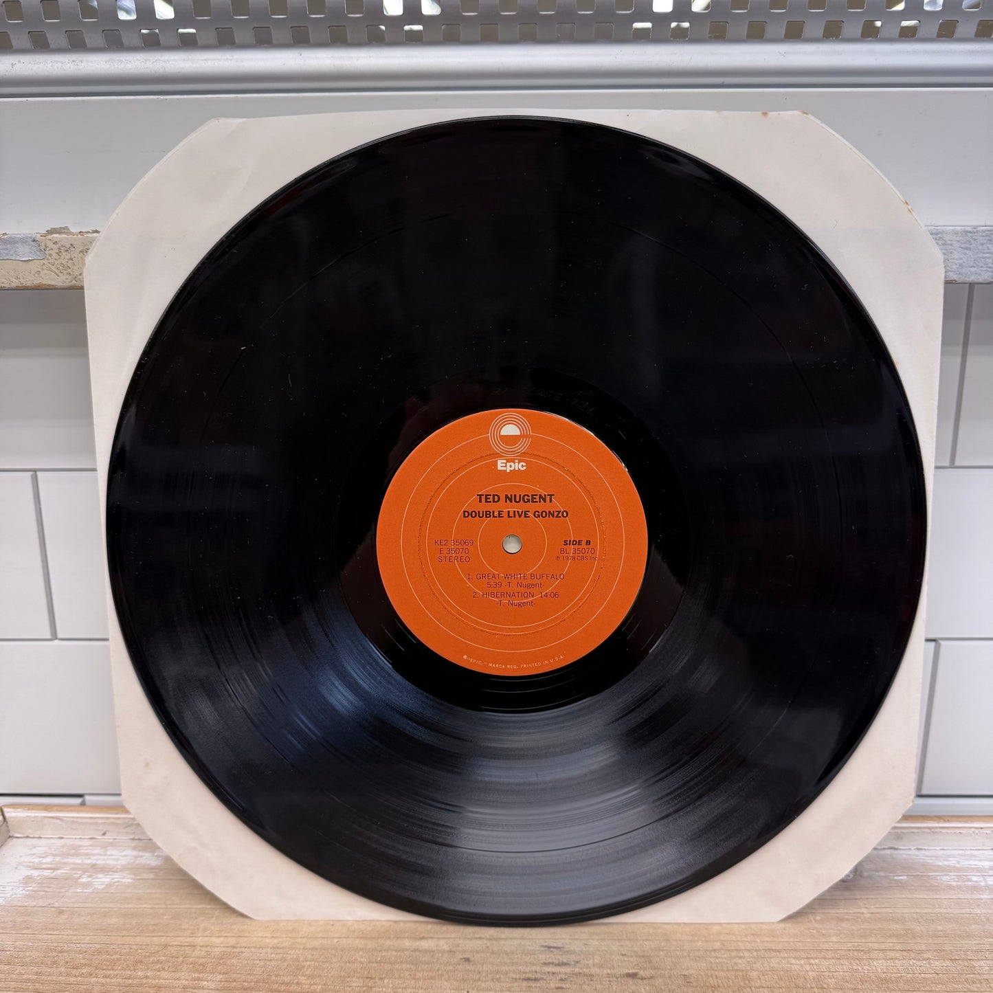 Ted Nugent Live Gonzo 1978 Double Vinyl Record