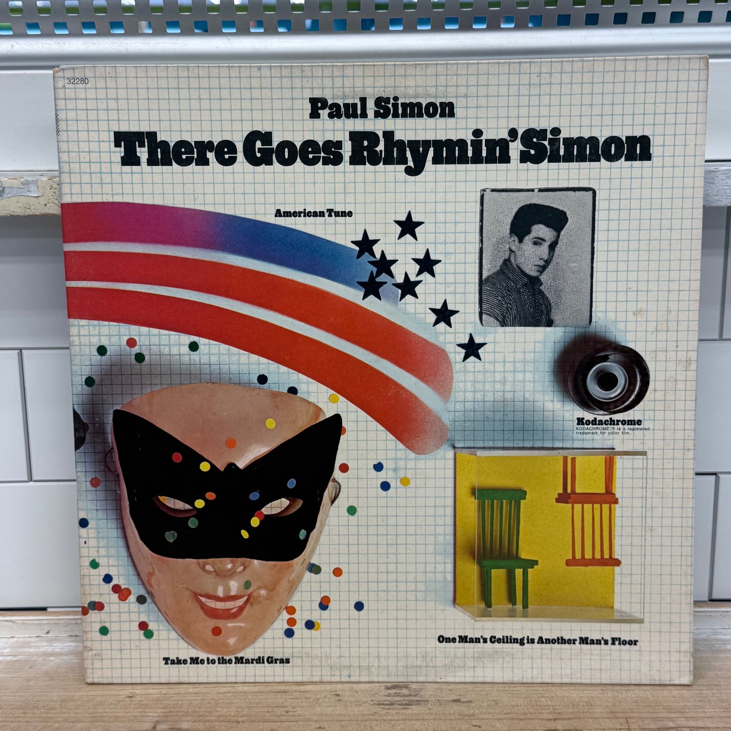 Paul Simon There Goes Rhymin' Simon Vinyl Record LP 1973 #PC-32280