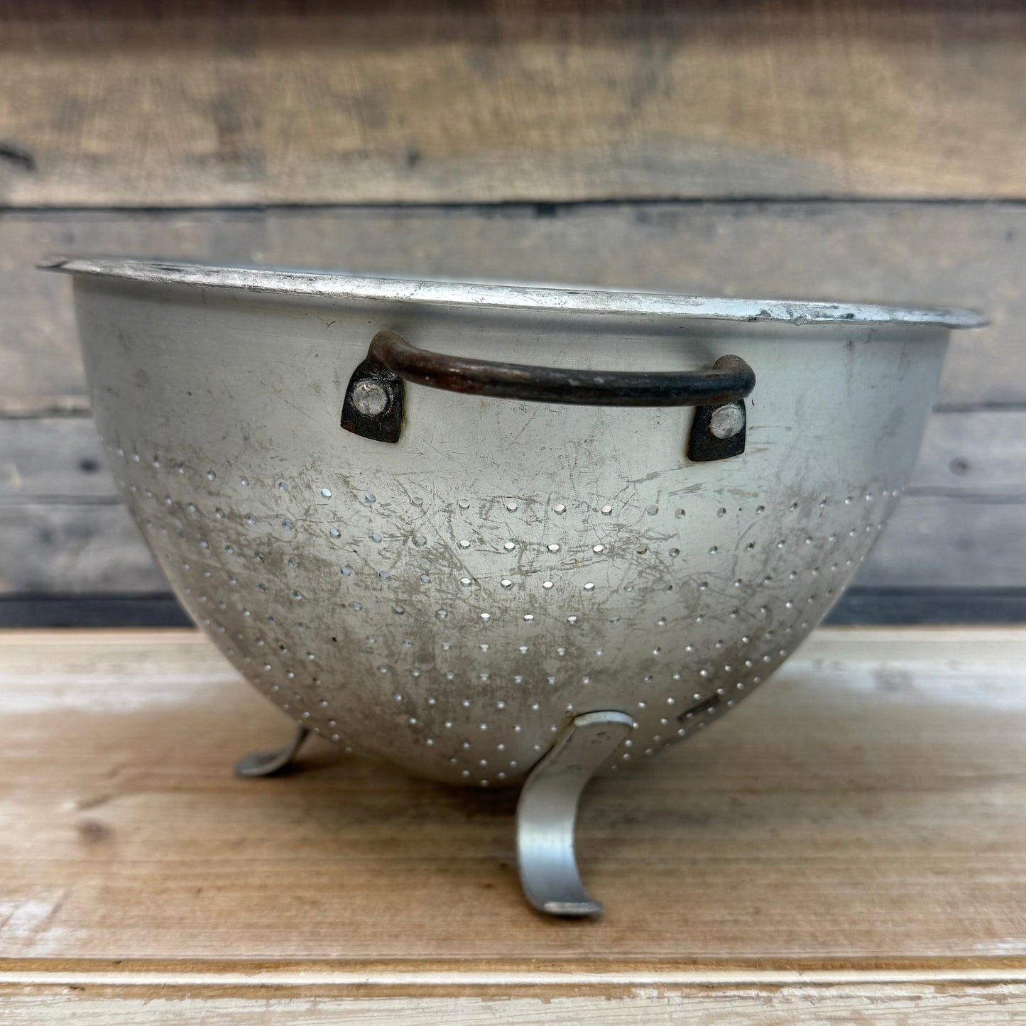 Wear-Ever Aluminum Footed Colander, 1960s