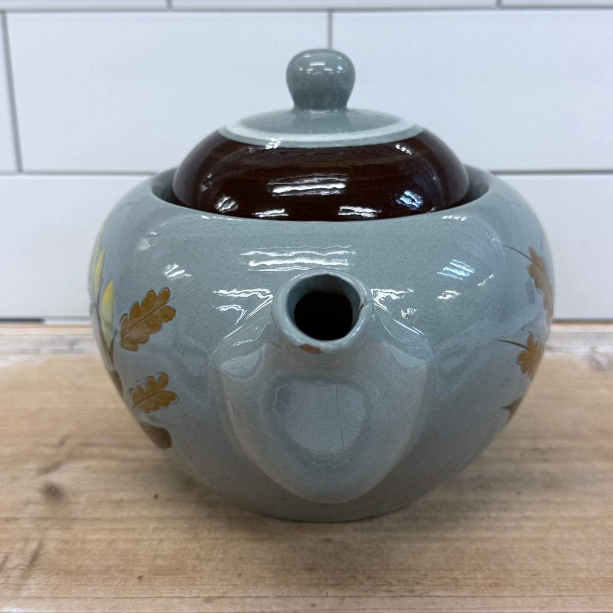 Stangl Golden Harvest Pottery Tea Pot & Cup Set