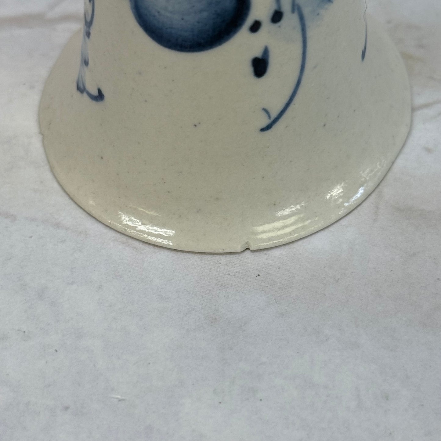 Hand Painted Gzhel Style Porcelain Bell