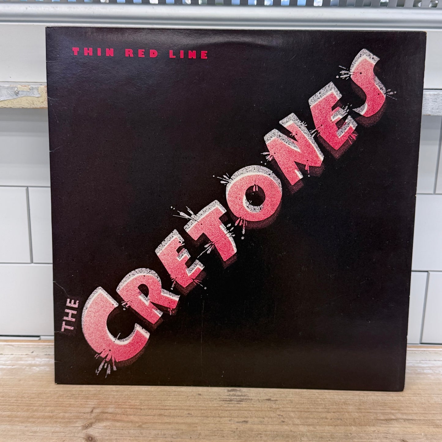 The Cretones Thin Red Line Vinyl Record, 1980