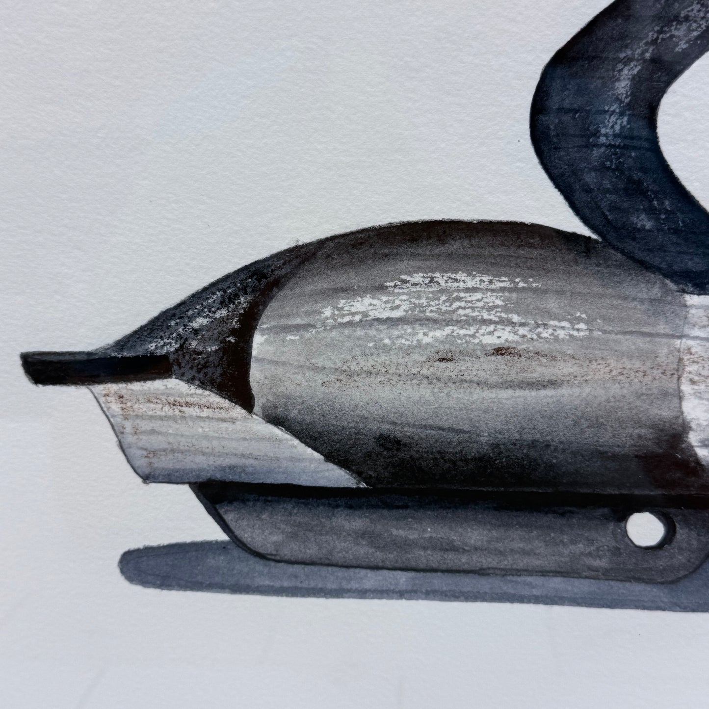 Original Artwork Signed B Forbes Decoy Art Vintage 1991