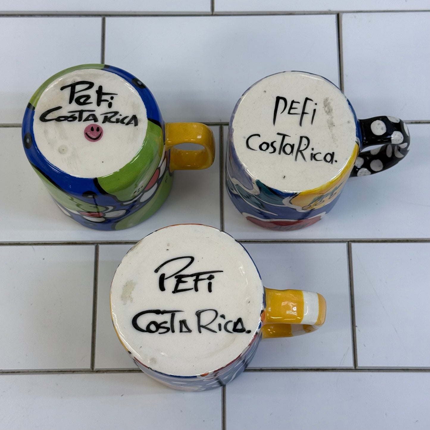 Pefi Costa Rica Signed Studio Art Pottery Selection