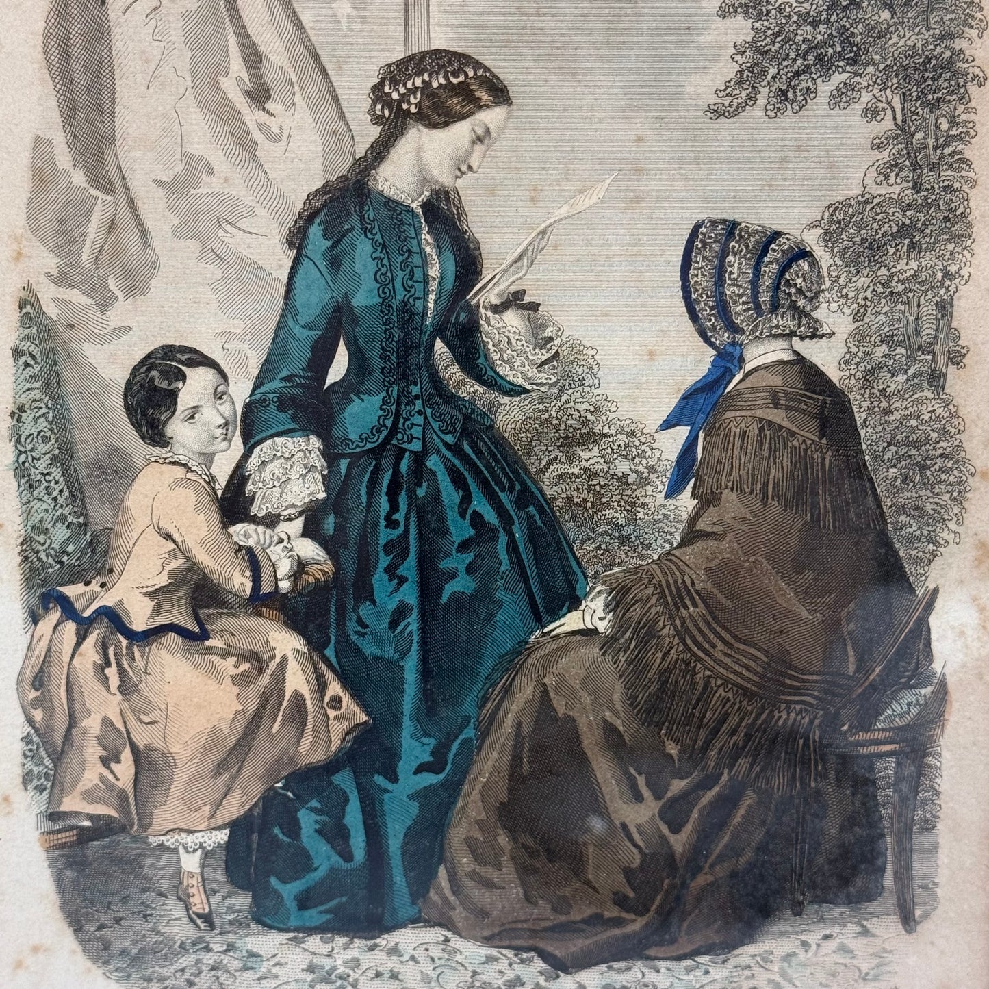 Magasin des Demoiselles Paris Fashion Prints Set of 2 1861
