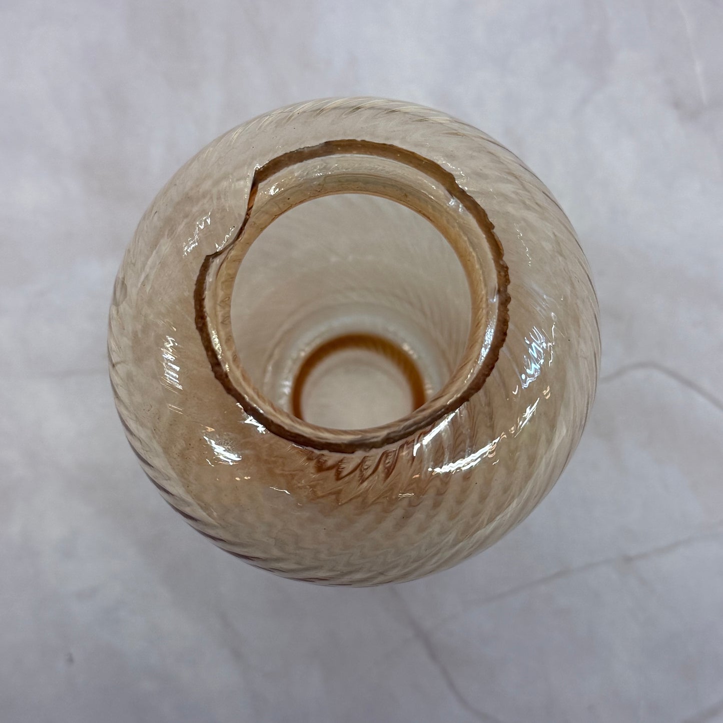 Brass Hurricane Lamp Gingham Shade Farmhouse