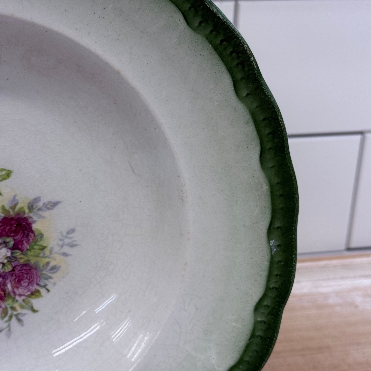 Empire Pottery Imperial China Soup Bowls Set of 4 Antique c.1890s