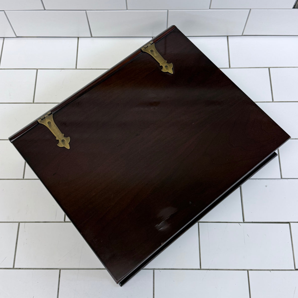 Bombay Company Wood Document Keepsake Box 1991