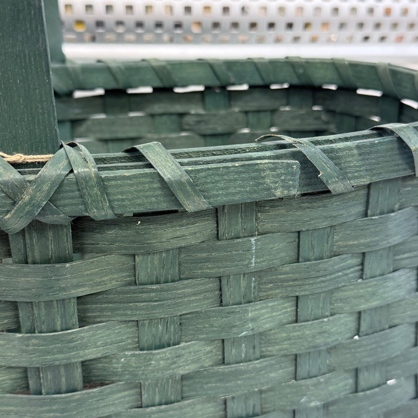 Basketville Woven Step Basket Ash Wood with Original Tag Vermont