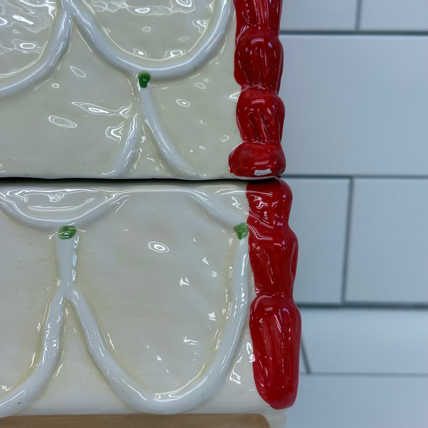 Magenta  Cookie Jar Gingerbread House, Ceramic